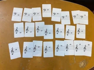 音符カードで メロディー音楽教室